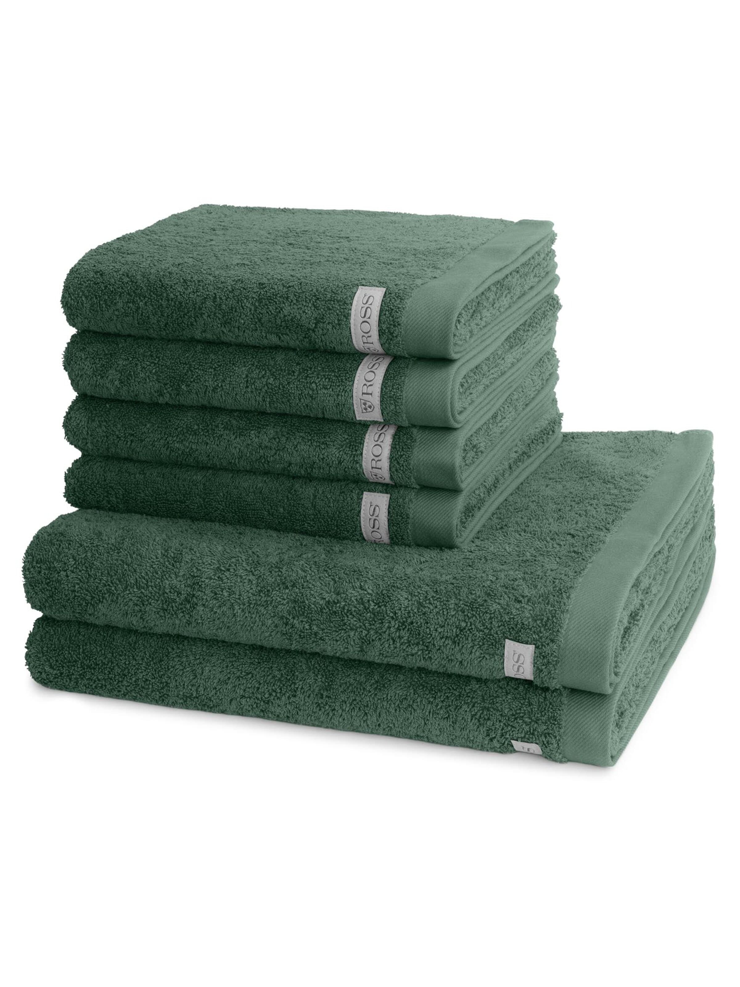 ROSS Towel 'Sinfonie' in Green: front