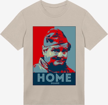 F4NT4STIC Shirt 'TV Times Benny Hill Home Guard' in Beige: front