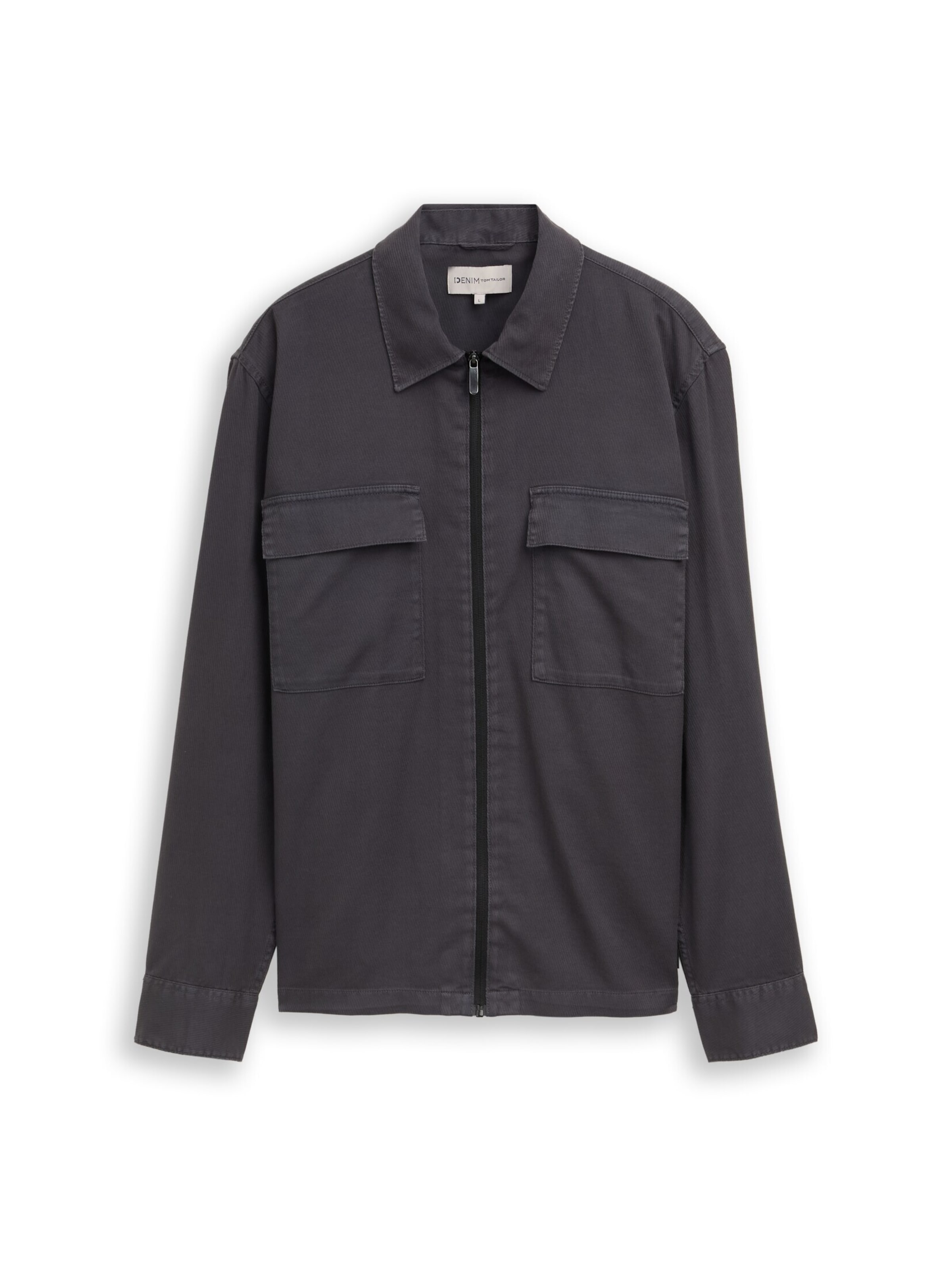 TOM TAILOR DENIM Between-Season Jacket in Grey: front