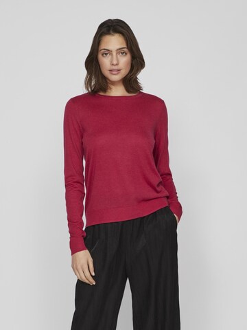 VILA Sweater 'ABELLA' in Red: front