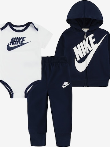 Nike Sportswear Set in Blue: front