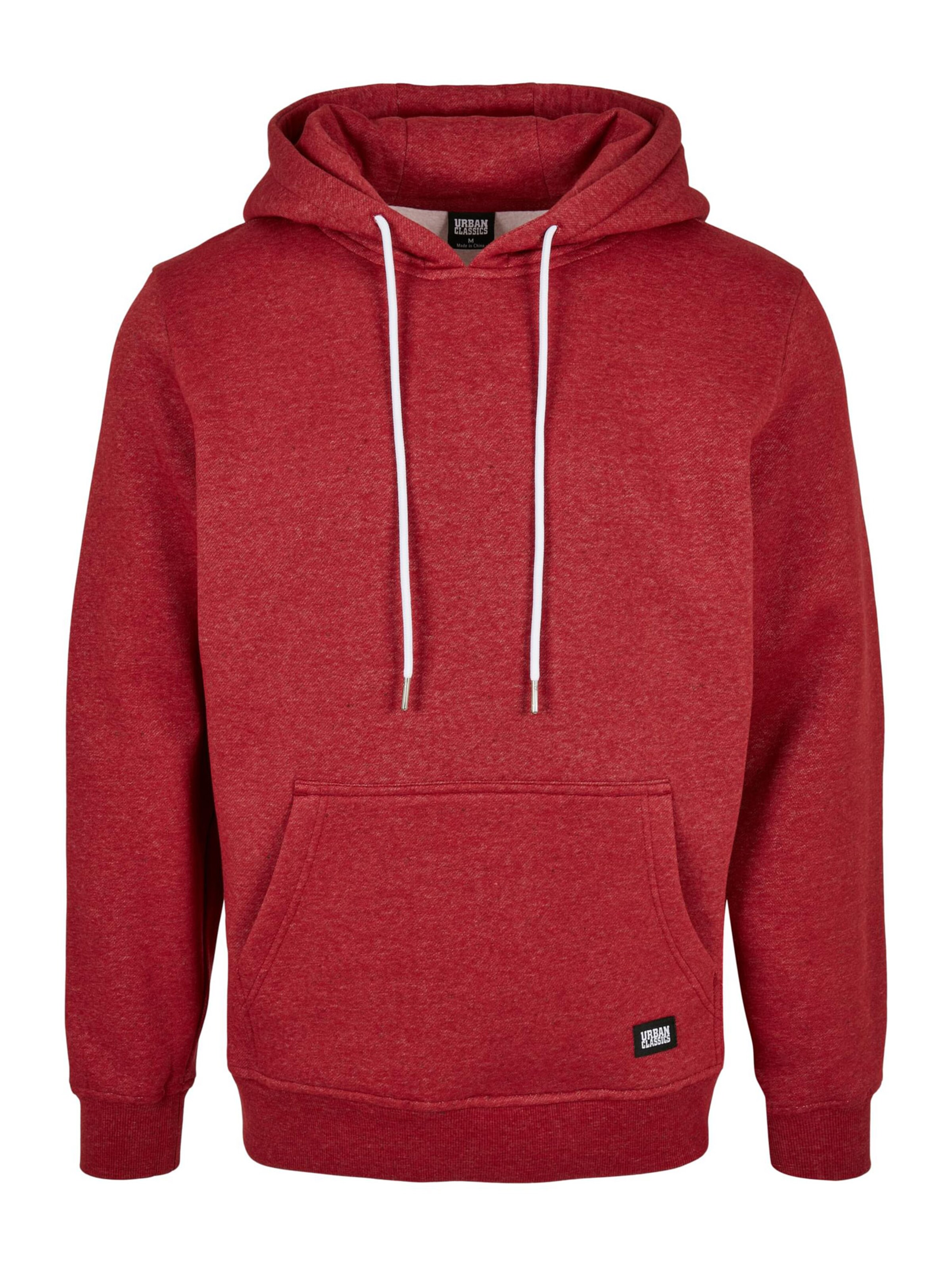 sarkans Urban Classics Sportisks džemperis: no priekšpuses