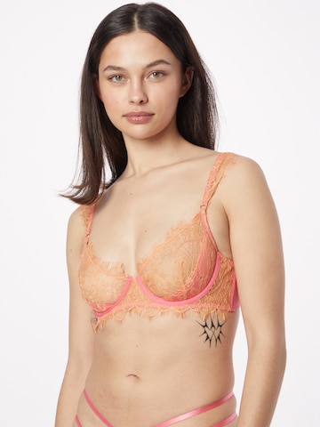 Reggiseno di LingaDore in arancione: frontale