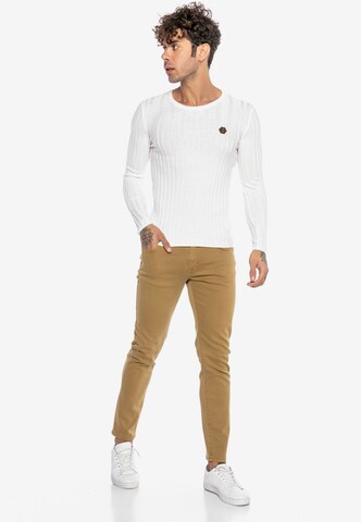 Redbridge Sweater 'Broken Arrow' in White