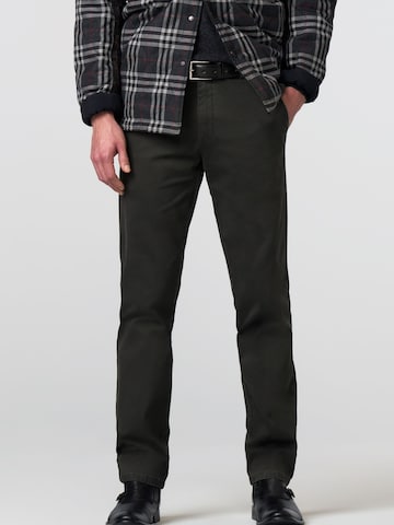 Regular Pantalon chino 'New York' MEYER en gris : devant