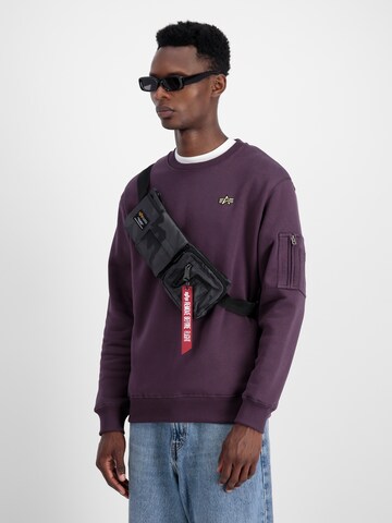 Marsupio di ALPHA INDUSTRIES in nero: frontale