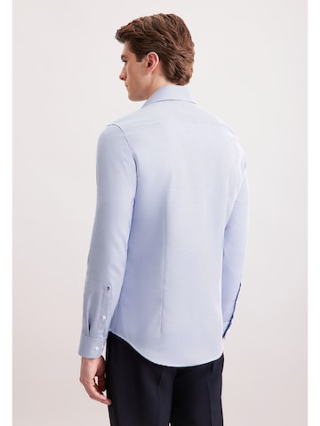 SEIDENSTICKER Slim fit Zakelijk overhemd in Blauw