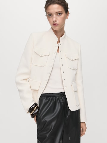 Largi Pantaloni 'APPLE' de la MANGO pe negru