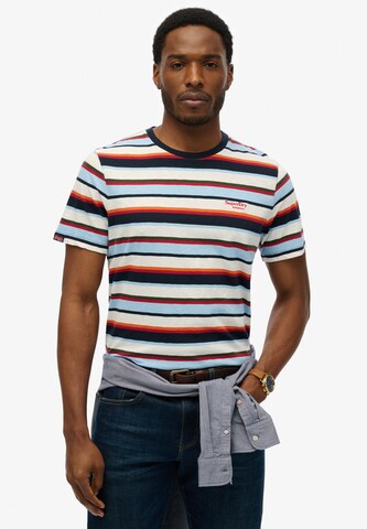 T-Shirt 'Essentials' Superdry en mélange de couleurs : devant