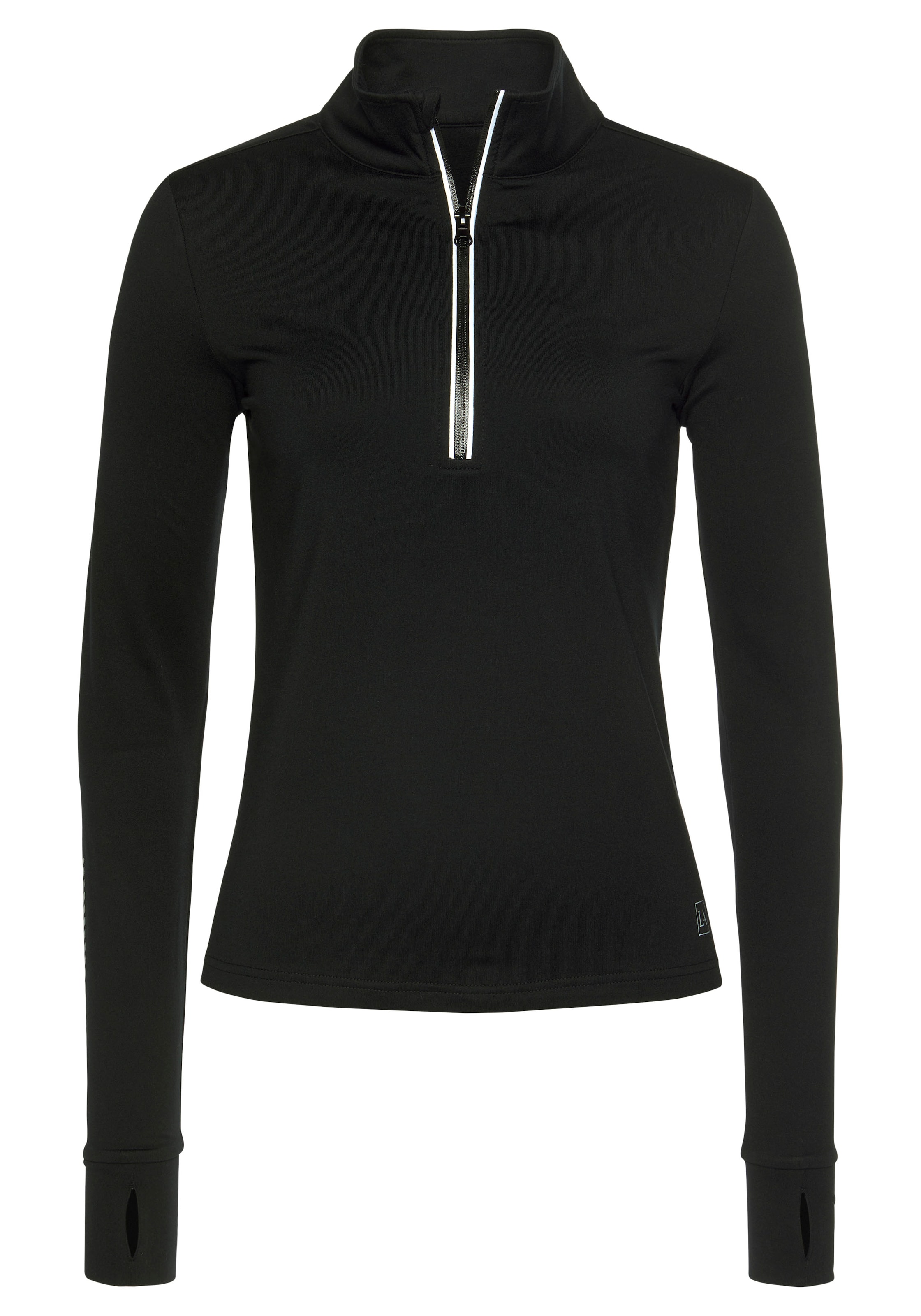 LASCANA ACTIVE - Camiseta funcional en negro: frente