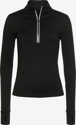 LASCANA ACTIVE Functioneel shirt in de kleur Zilvergrijs / Zwart, Productweergave