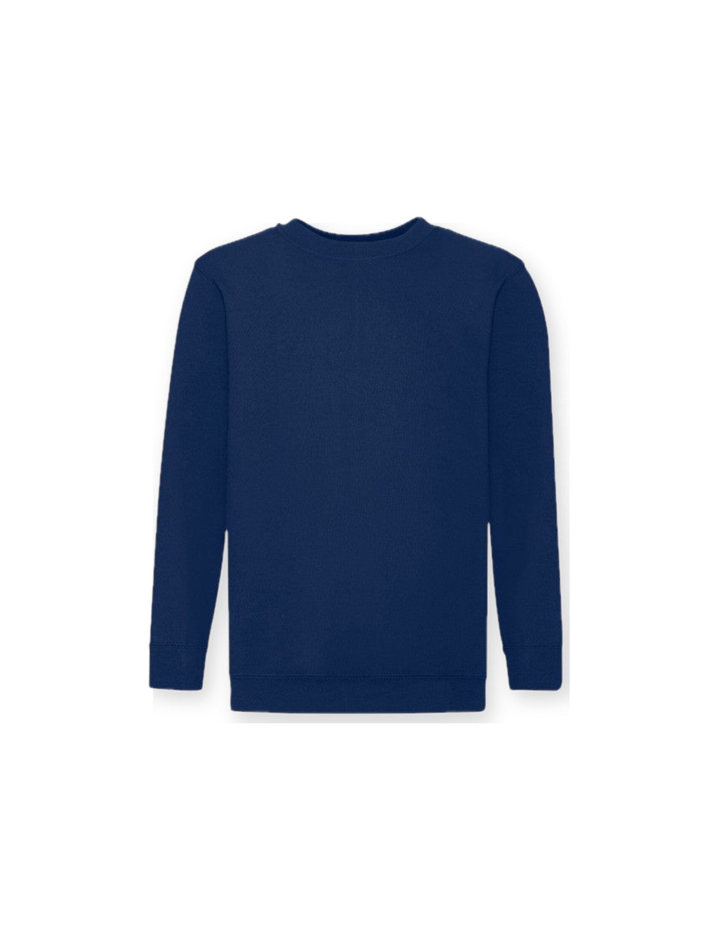 FRUIT OF THE LOOM Sweatshirt 'Crewneck sweatshirt for kids' in Blauw: voorkant