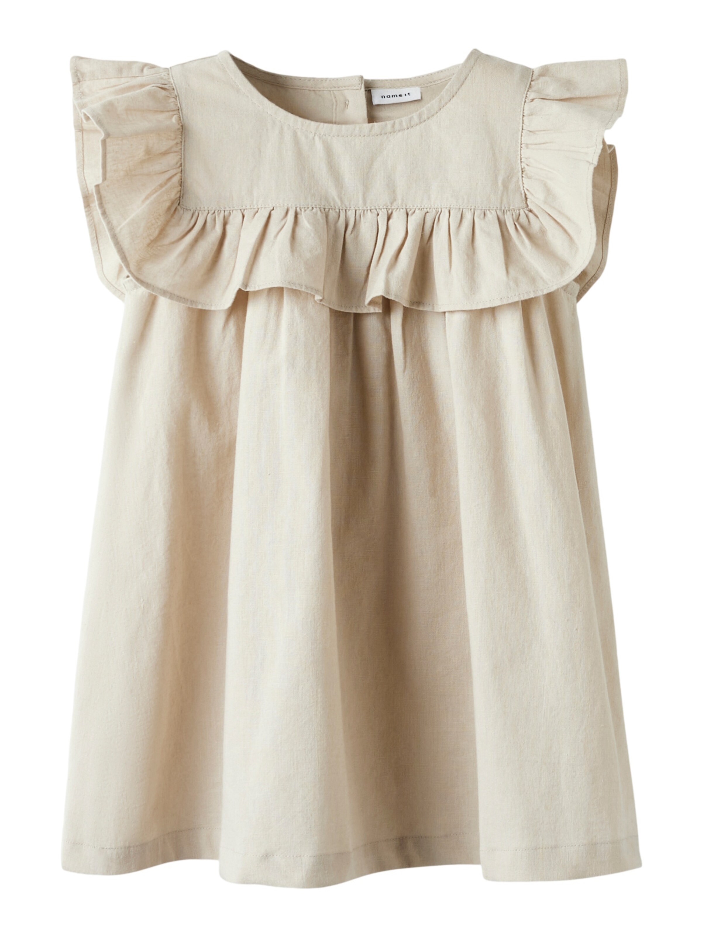 Robe 'NMFFalinnen' NAME IT en beige : devant
