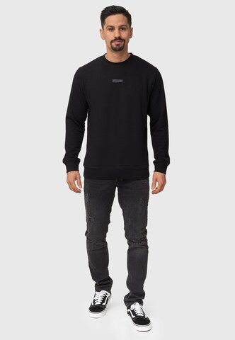 INDICODE JEANS Sweatshirt ' Baxter ' in Schwarz