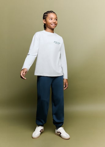 MANGO KIDS Tapered Housut värissä sininen