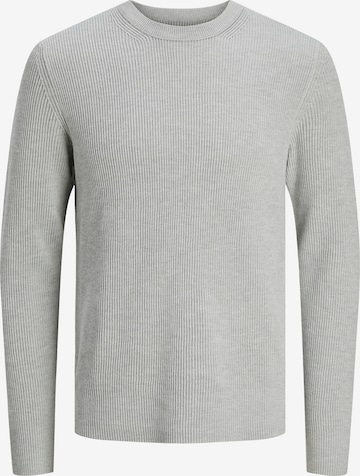 Pull-over 'JJEPerfect' JACK & JONES en gris : devant