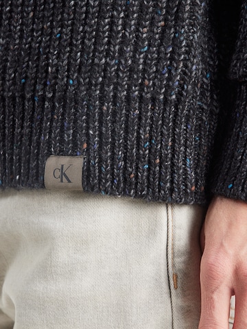 Calvin Klein Jeans Pullover in Schwarz