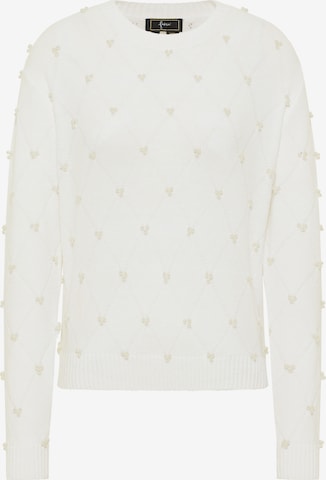 Pull-over 'Tylin' faina en blanc : devant