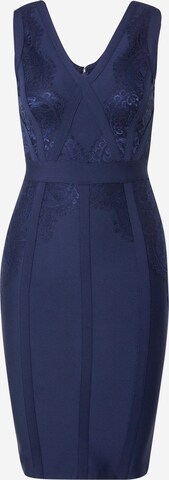 Lipsy Puzdrové šaty - Modrá: predná strana