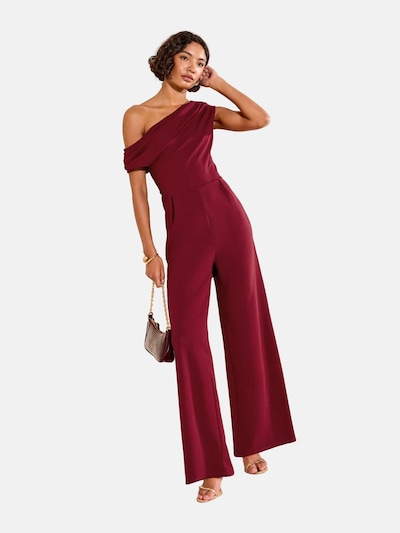 Friends Like These Jumpsuit in 4XS in Berry, Item view