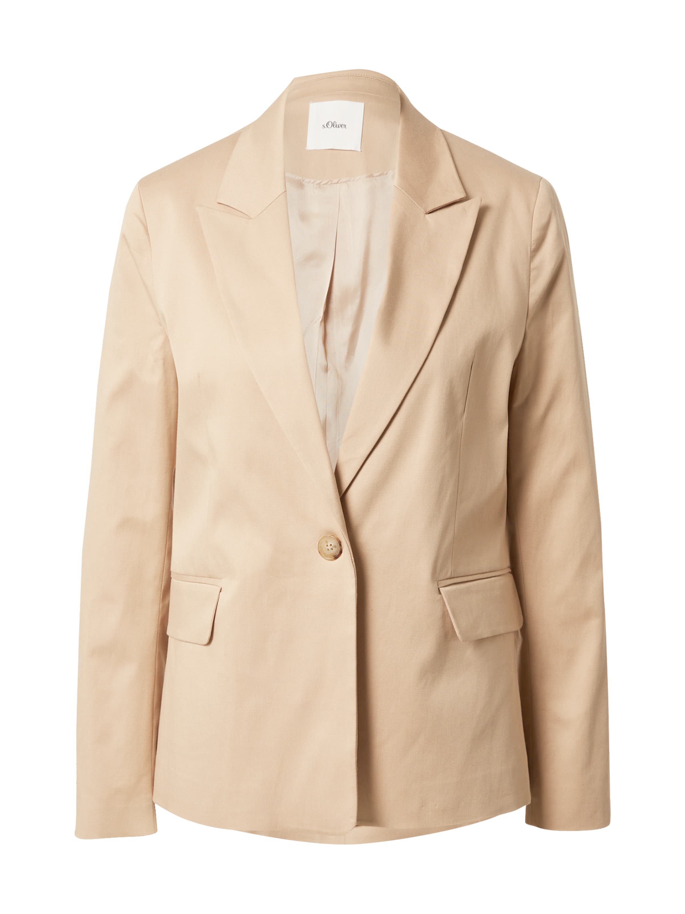 Blazer s.Oliver BLACK LABEL en beige : devant