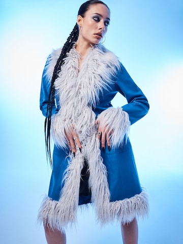 SHYX Between-Seasons Coat 'Nina' in Blue: front