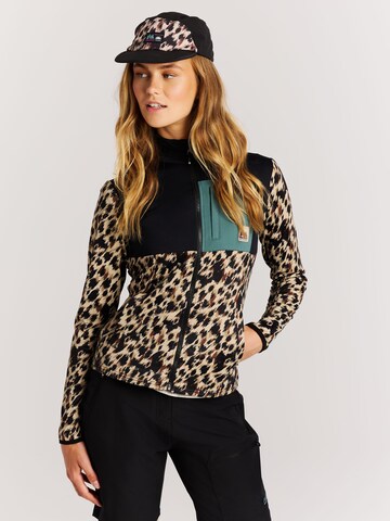 PROTEST Fleecejacke 'PRTVester'‌‌ in Braun