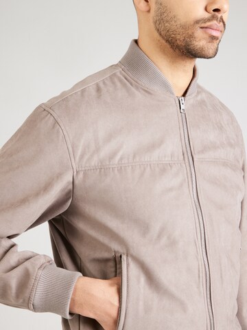 Jack & Jones Premium Between-season jacket 'JPRCCFRANK' in Brown