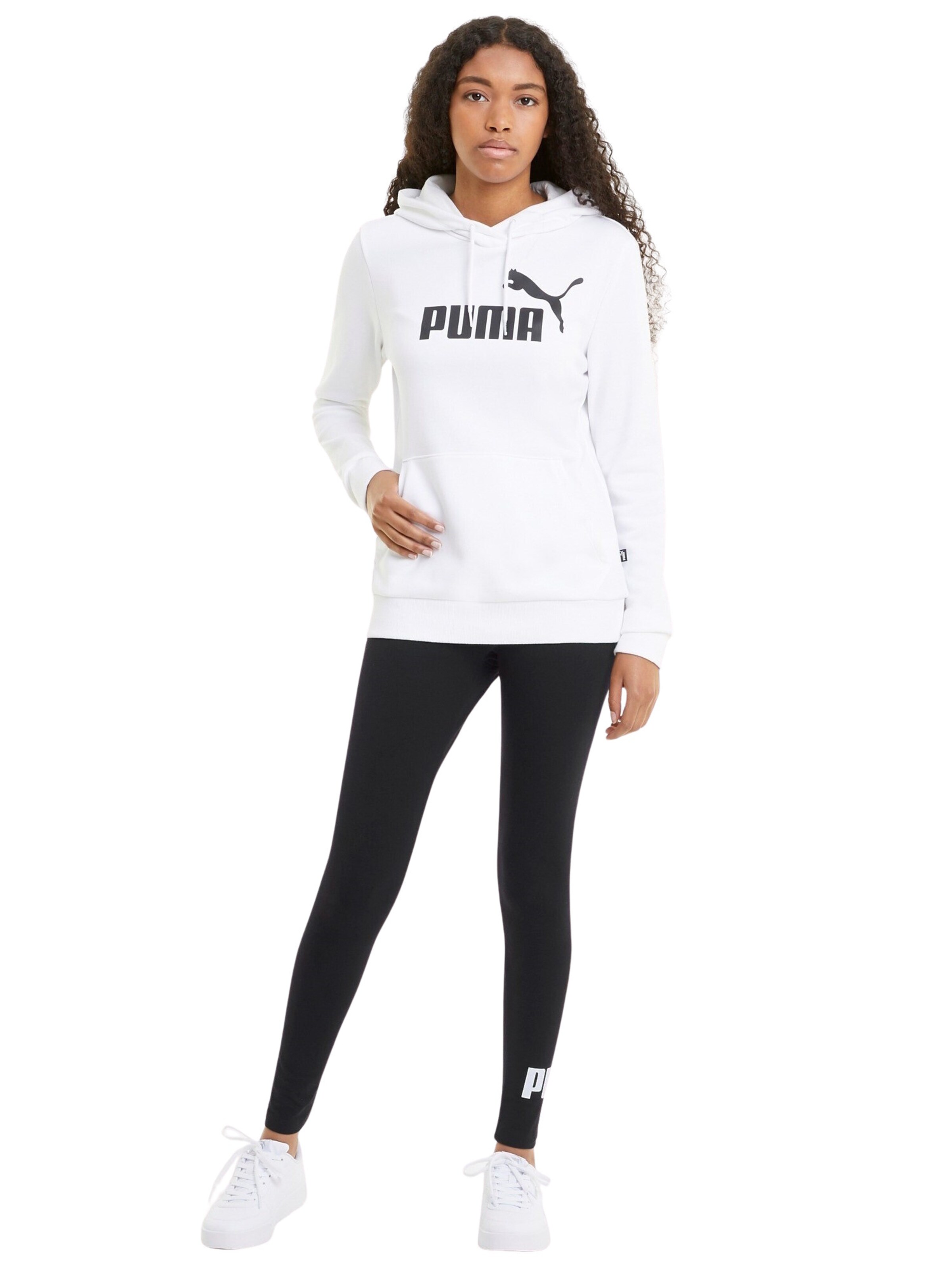 PUMA Skinny Παντελόνι φόρμας 'Essentials' σε μαύρο