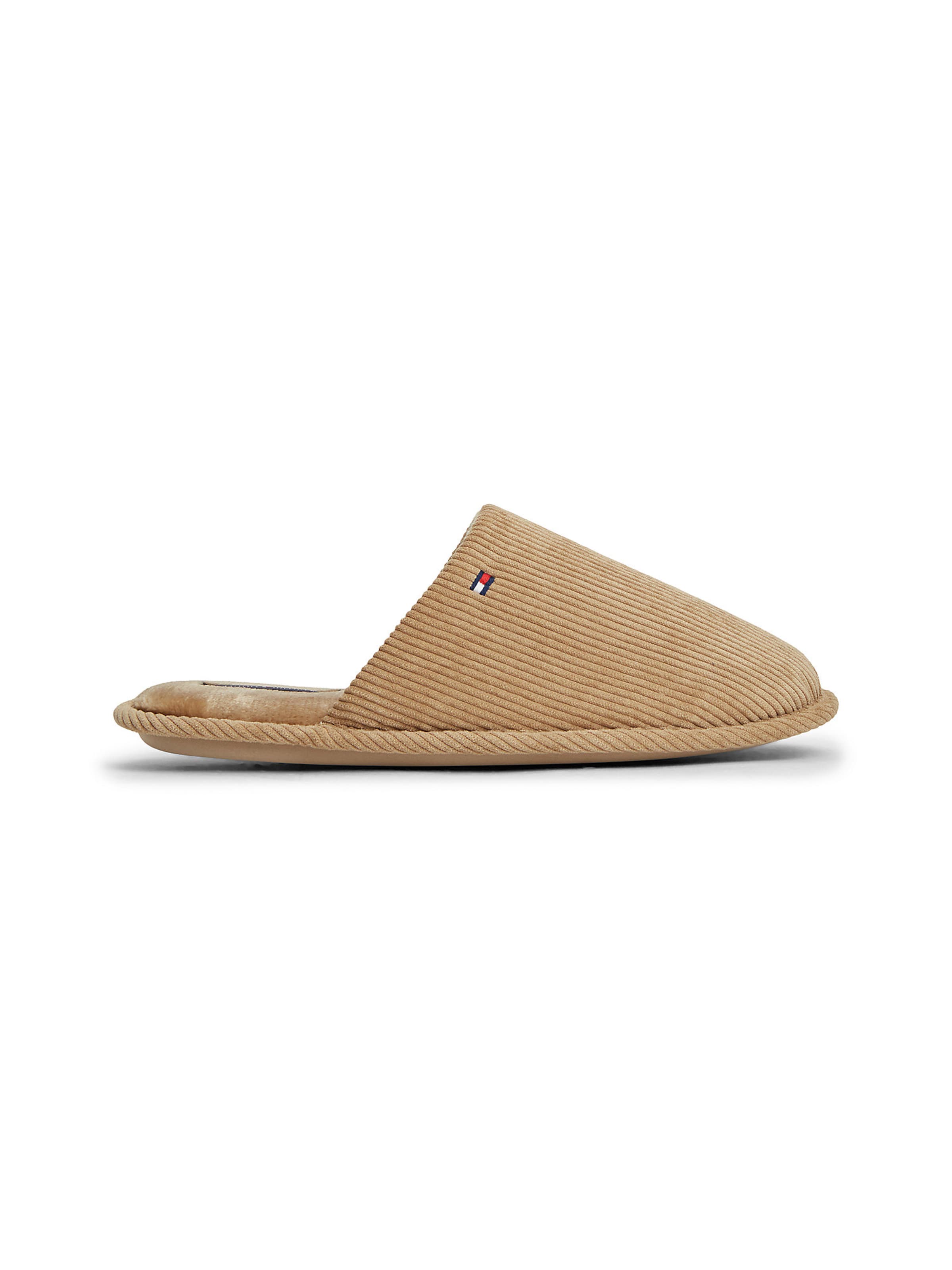 TOMMY HILFIGER Hausschuh in Braun
