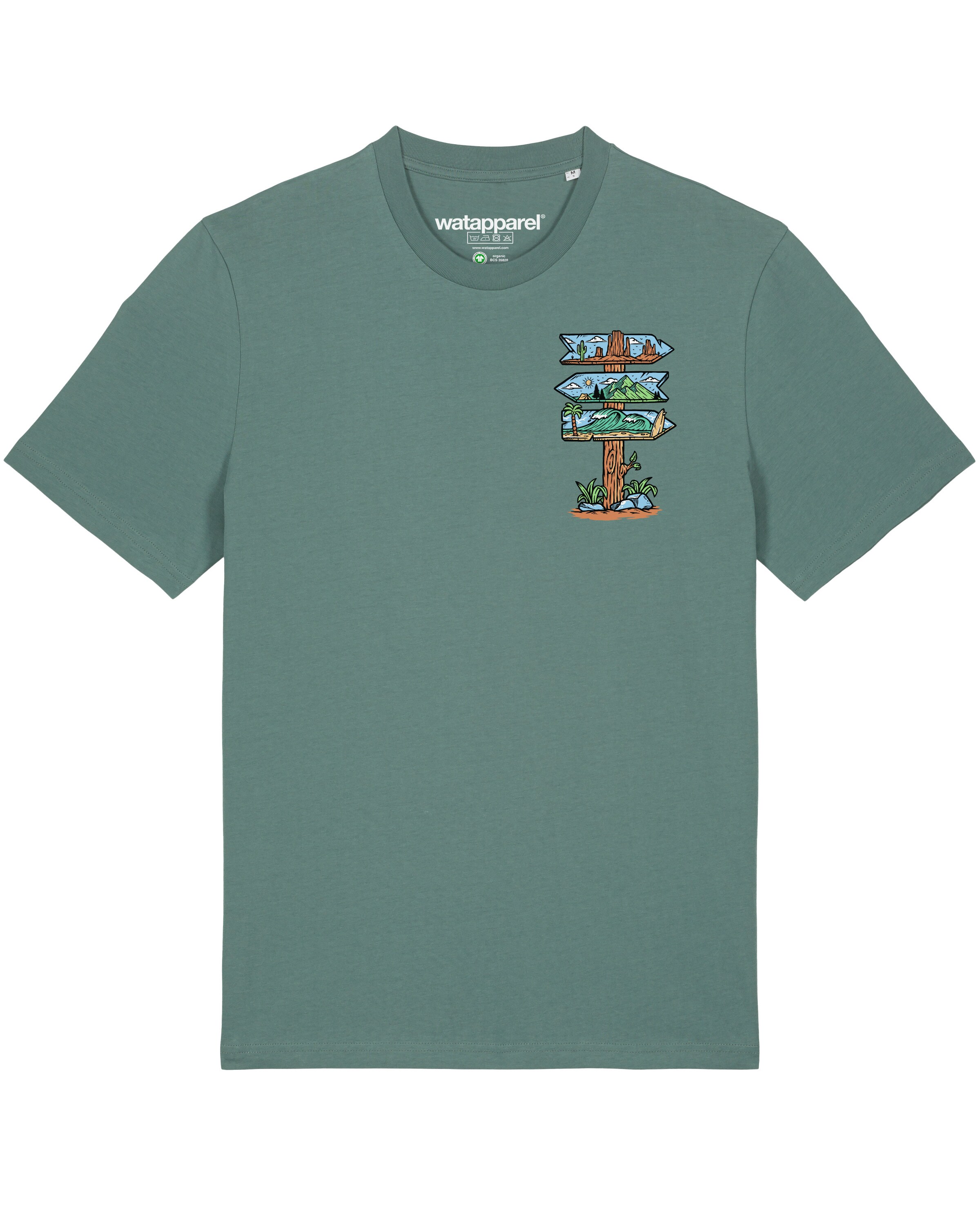 Watapparel T-Shirt in Grün: Vorderseite