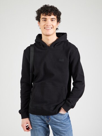 Superdry Sweatshirt 'Essential' in Black: front
