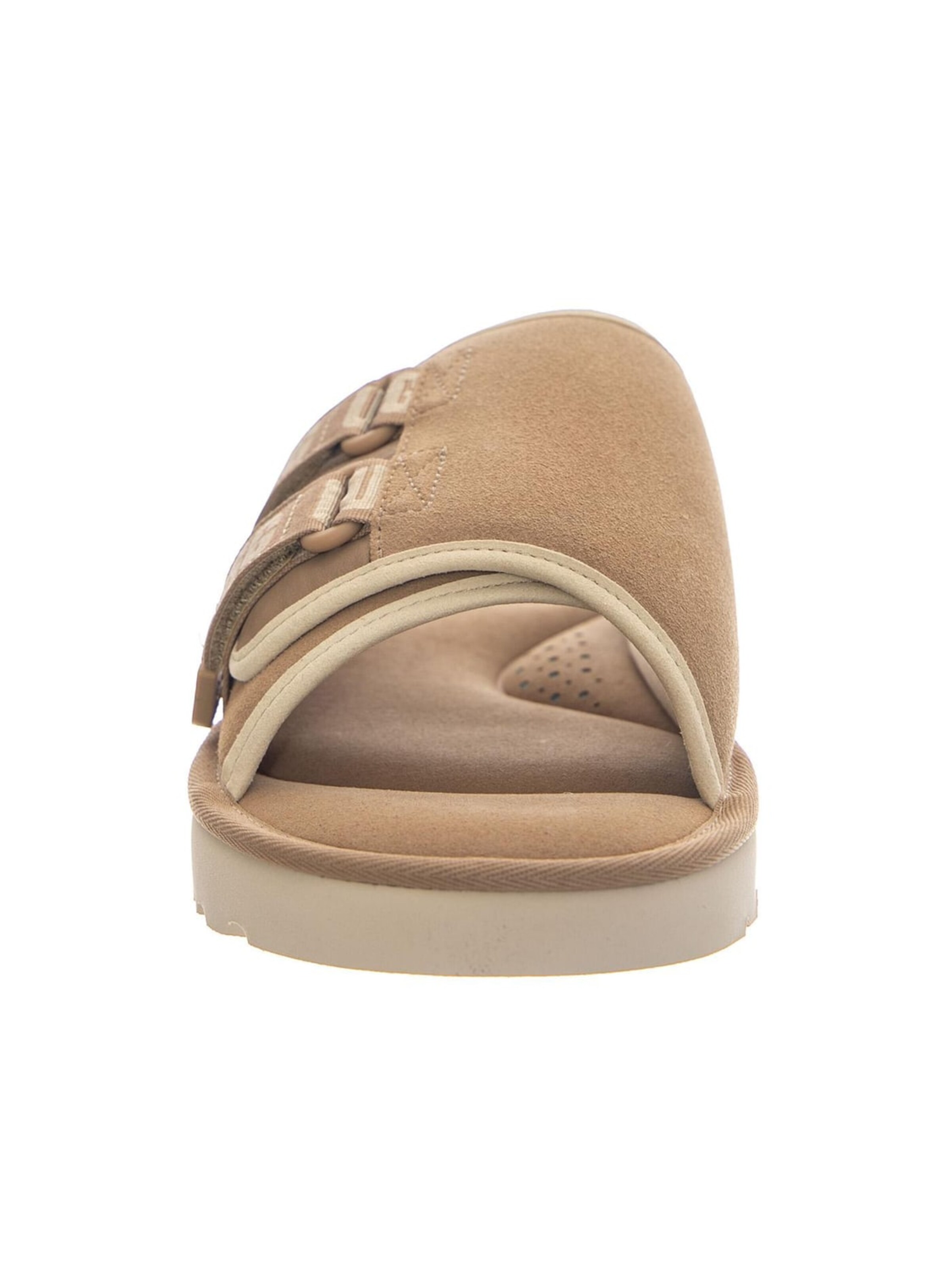 UGG Klapki 'GOLDENCOAST STRAP SLIDE SAND/SANTORINI' w kolorze beżowy