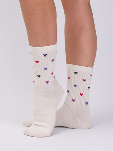 J.Clay Sokken in Beige: voorkant