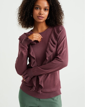 WE Fashion Sweater in Purple