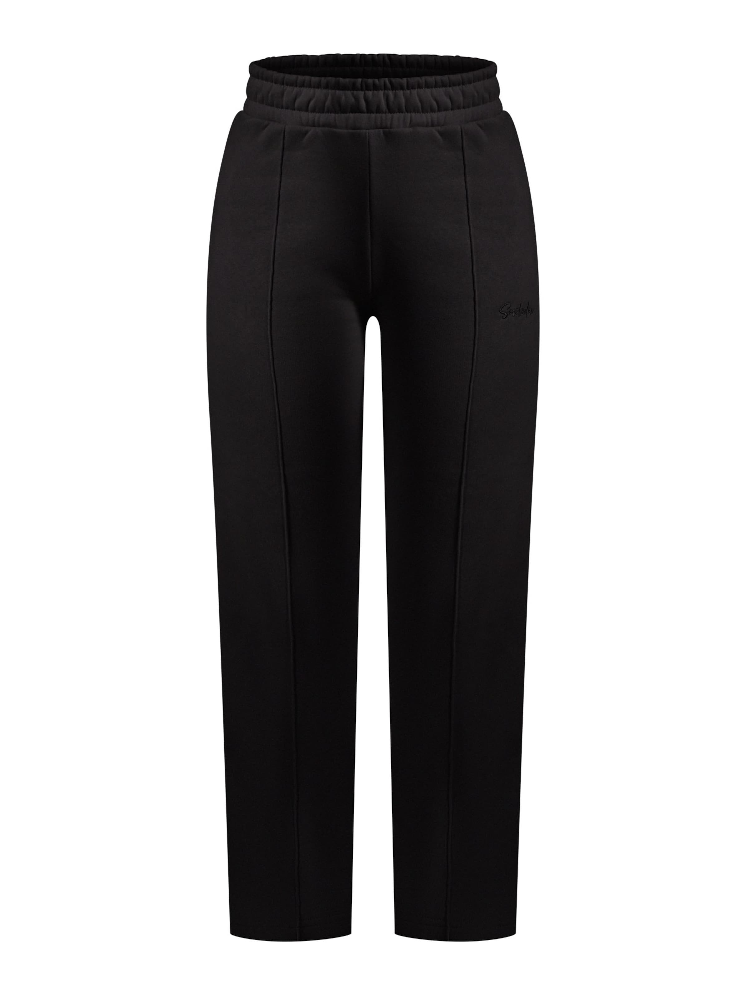Smilodox Broek 'Milea' in Zwart: voorkant