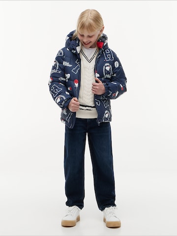 TOMMY HILFIGER Winter jacket 'PEANUTS' in Blue