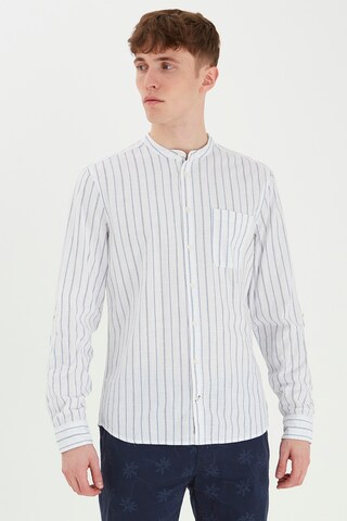BLEND Regular fit Button Up Shirt in White: front