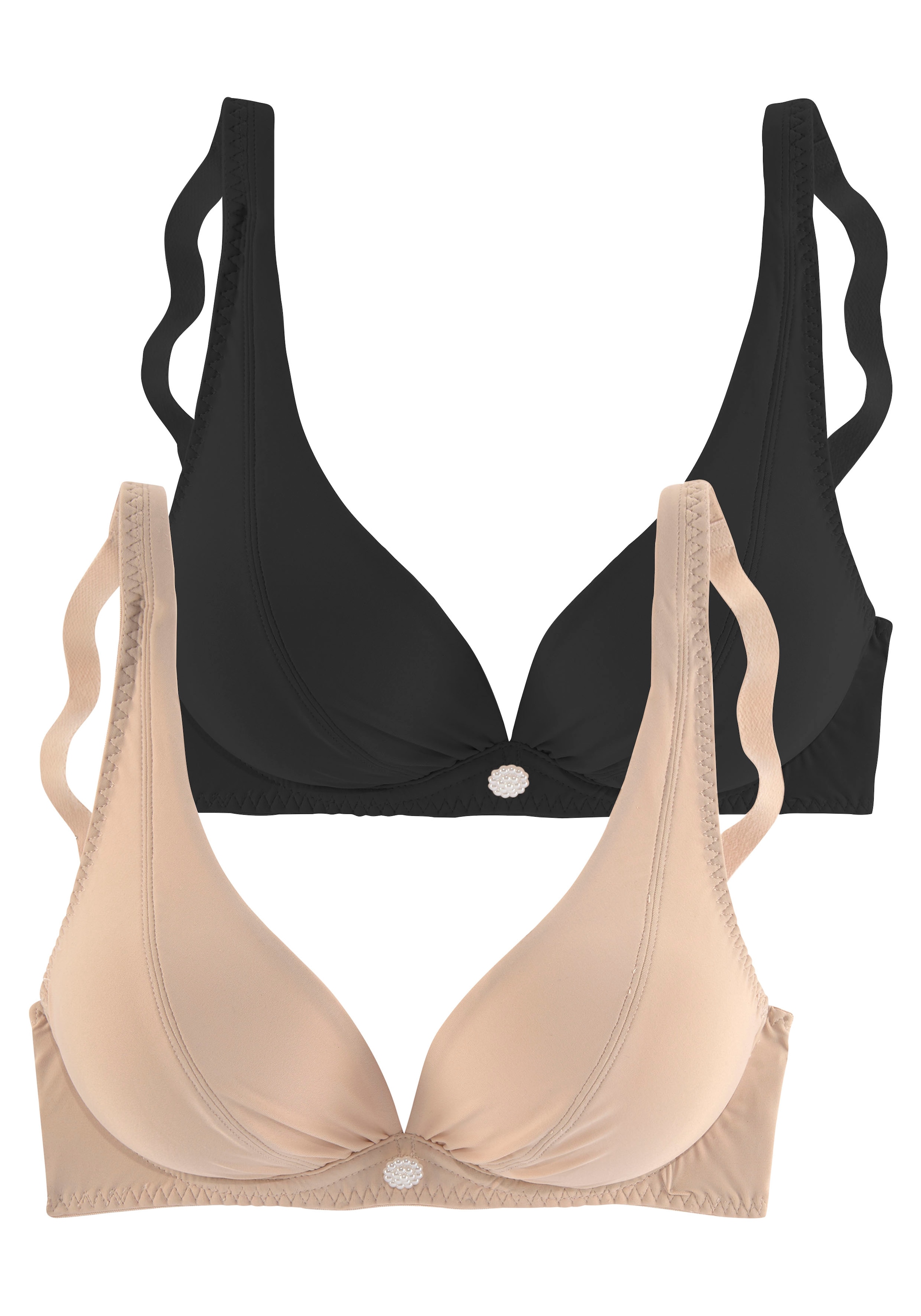 T-shirt Reggiseno di PETITE FLEUR in beige: frontale