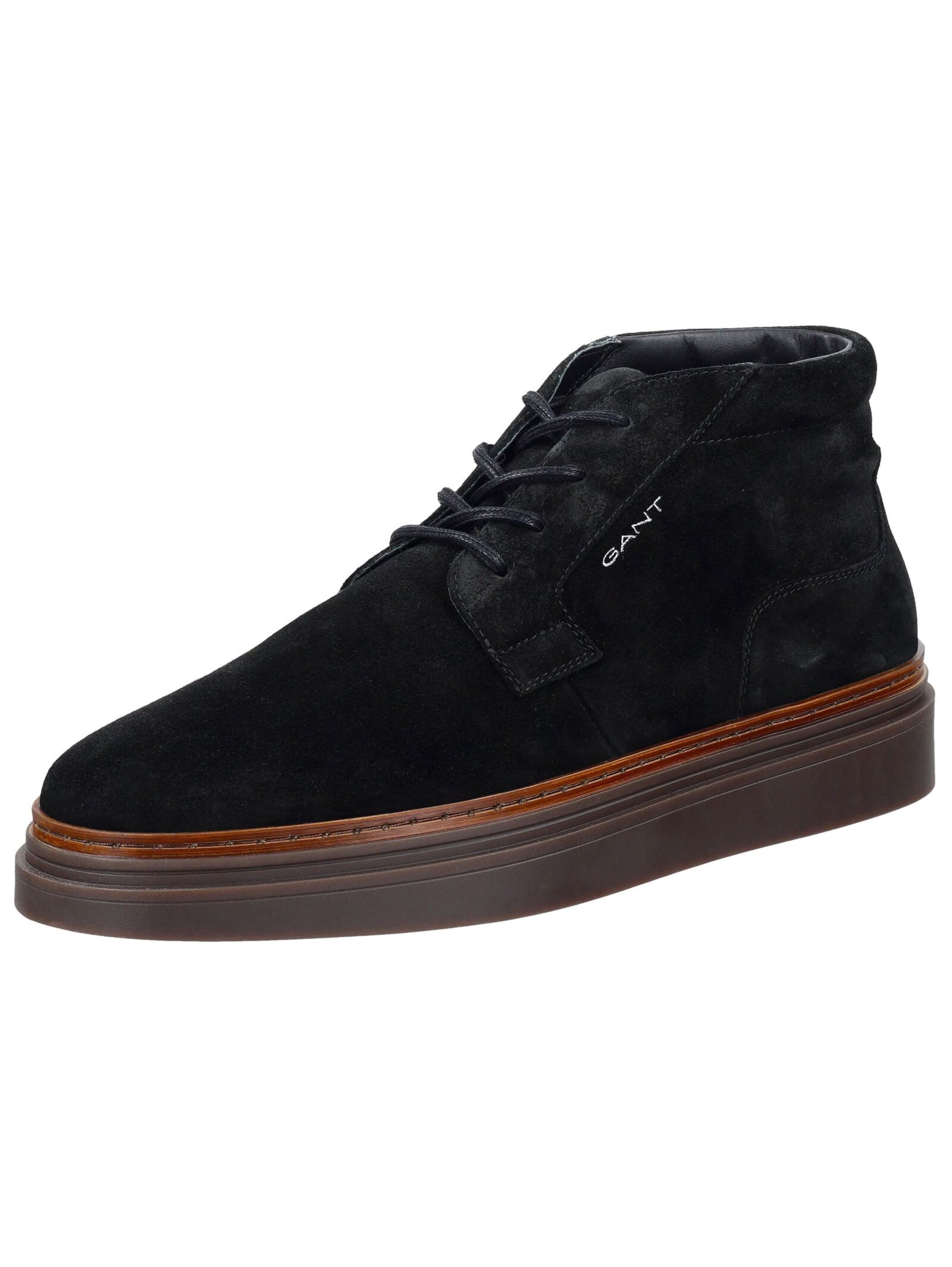 GANT Lace-up boots in Black: front