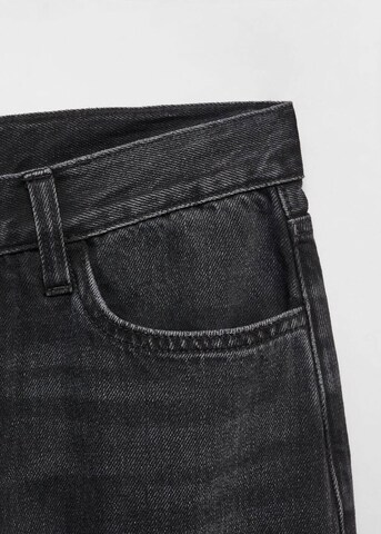 MANGO Loosefit Jeans 'Denver' in Zwart
