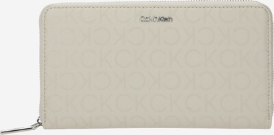 Calvin Klein Portemonnee 'Must' in de kleur Beige / Lichtgrijs, Productweergave