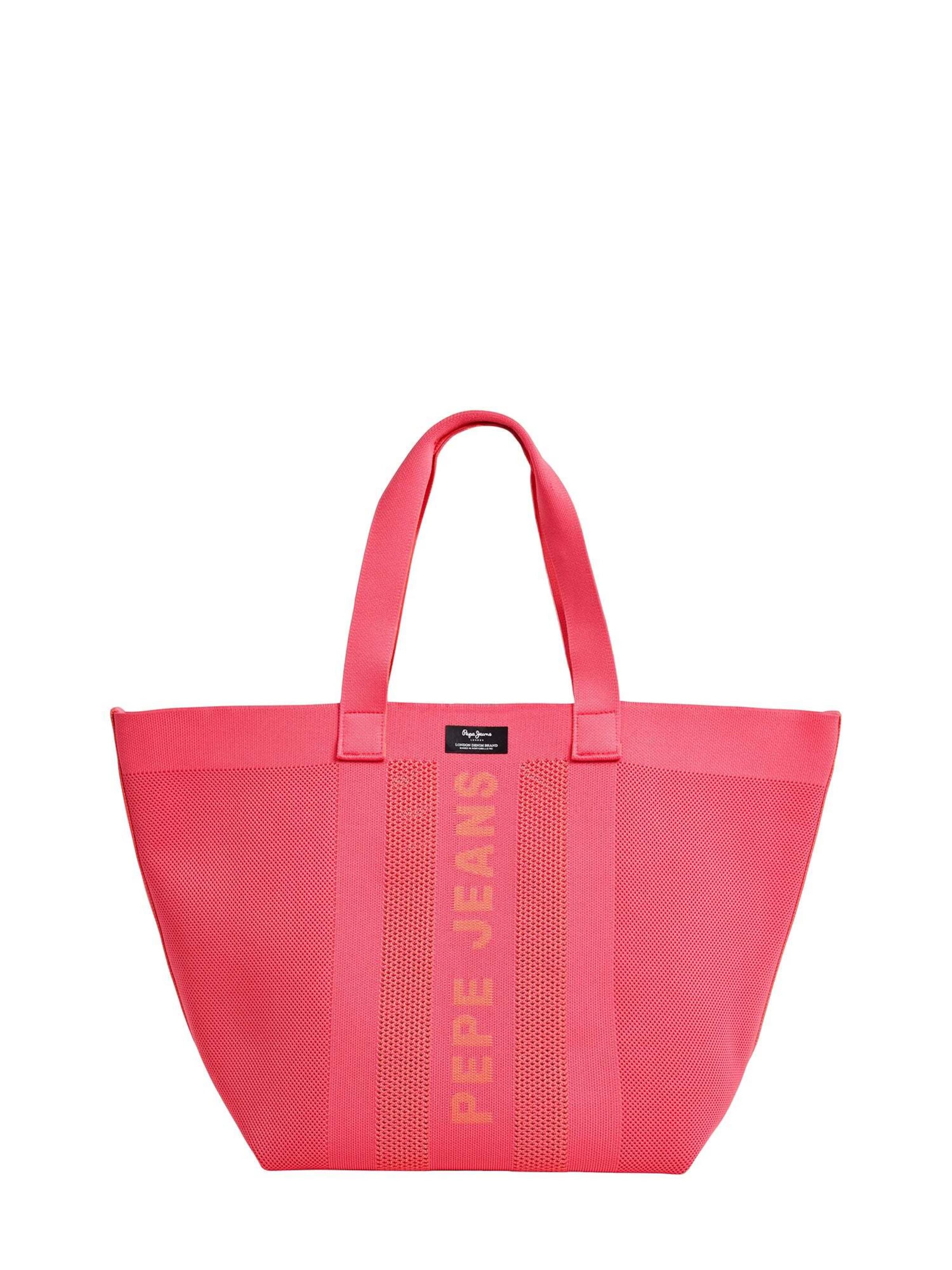 Borsa a mano 'KNIT WINSLOW' di Pepe Jeans in rosa: frontale