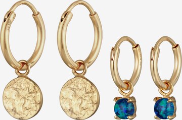 ELLI Jewelry Set 'Kreis' in Gold: front