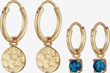 ELLI Schmuckset 'Kreis' in Gold: Vorderseite