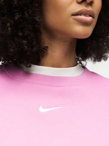 Nike Sportswear Bluzka sportowa 'Phoenix Fleece' w kolorze różowy