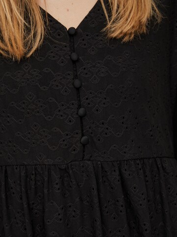 VILA Košeľové šaty 'Kawa' - Čierna