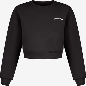 Smilodox Sweatshirt 'Sherry' in Black: front