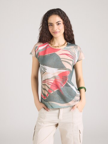 T-shirt 'Ha44wai' ZABAIONE en vert : devant