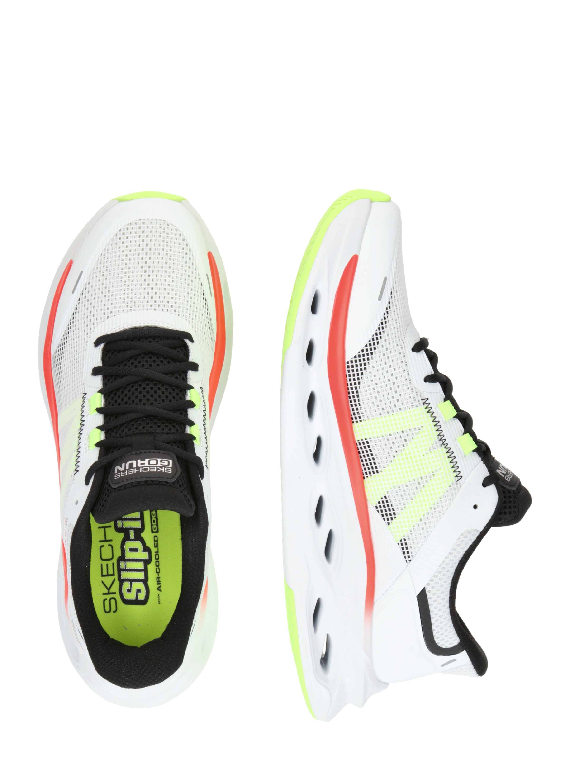 SKECHERS Sportschoen 'Max Cushioning Glide-Step' in Wit